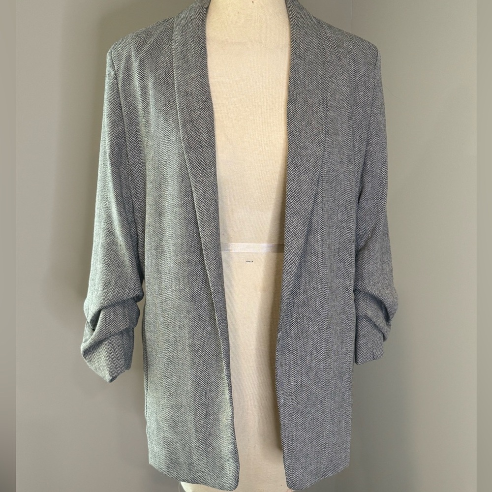 Women’s Boyfriend Fit Blazer, Size Large
